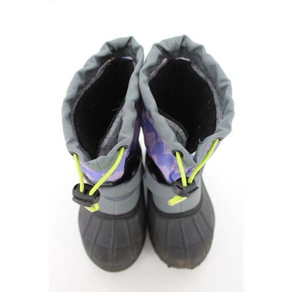 Columbia Boots Pink & Purple Chevron Girls (BC 1327-054) Winter Snow Size 10 - Picture 3 of 10